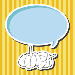 vegetable theme garlic elements vector,eps