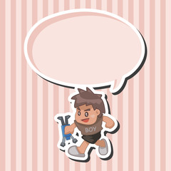 family boy character theme elements
