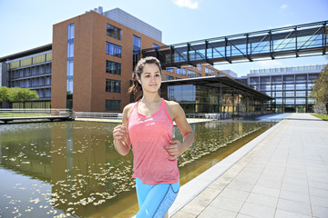 jogging woman