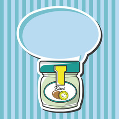 kiwi jam theme elements vector,eps