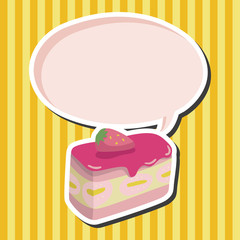 decorating cake theme elements vector,eps10