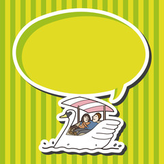 Swan Boats theme elements