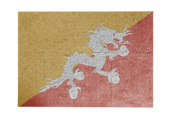 Large jigsaw puzzle of 1000 pieces - Bhutan