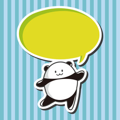 animal panda cartoon theme elements