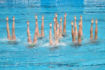 synchronized swimming