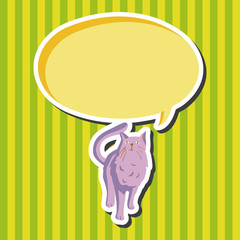 animal cat cartoon theme elements