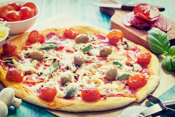 Pizza with Ingredients