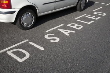 Fototapeta premium Disabled Parking Space