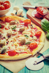 Pizza with Ingredients