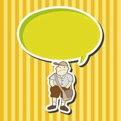 student cartoon theme elements