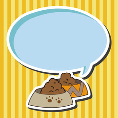 Pet dog food theme element vector,eps10