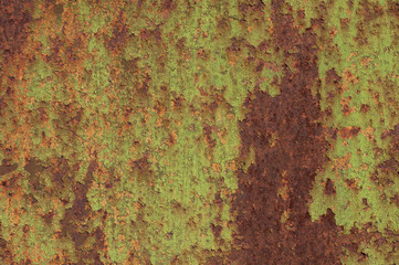 Grunge brown and green background