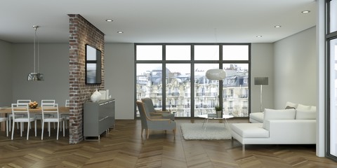 modernes Loft