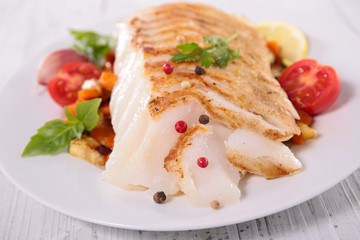 grilled fish fillet