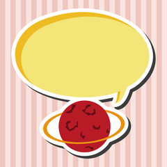 Space planet flat icon elements background,eps10