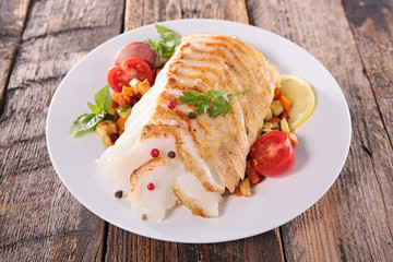 grilled fish fillet