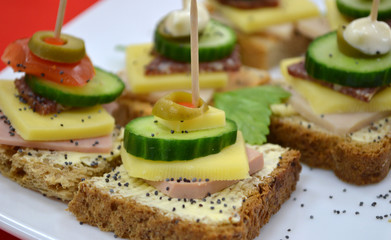Catering food