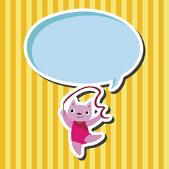 sport animal cartoon elements vector