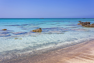 Crete beach Elafonisi
