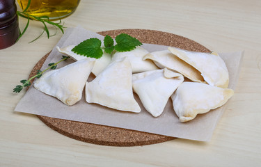 Raw potato dumplings