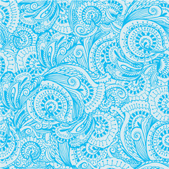 pattern in oriental style with bright colors vector illustration