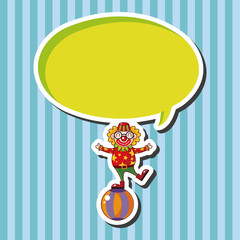 circus clown theme elements vector,eps