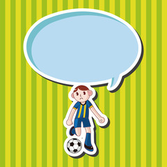 Sport soccer player theme elements vector,eps