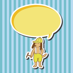 animal dog cartoon theme elements