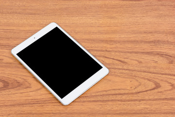 White digital tablet