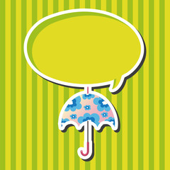 Umbrella theme elements vector,eps