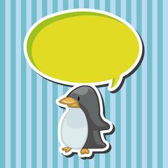 animal penguin cartoon theme elements