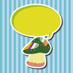 mushroom cartoon theme elements vector,eps