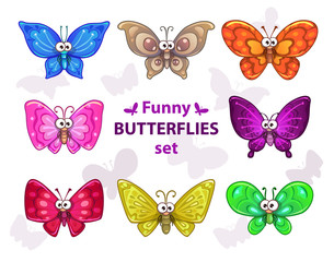 Butterflies set