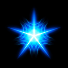 Obraz premium Digital star