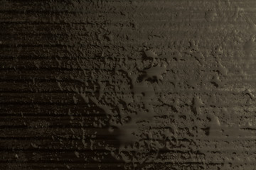 water drops on dark background