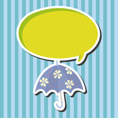 Umbrella theme elemets vector,eps