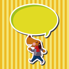 animal dog cartoon theme elements