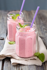 Strawberry milkshake.