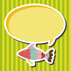 fish theme elements vector,eps