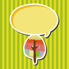 tree theme elements vector,eps