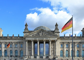 Fototapeta na wymiar Berlin Reichstag, Germany