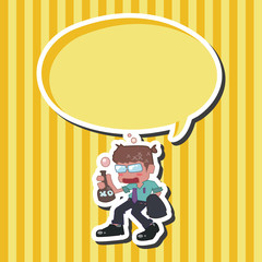 person character drunk theme elements