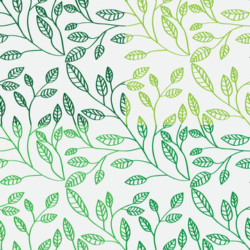 A seamless pattern with leaf