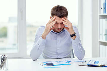 close up of businessman with smartphone
