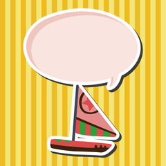 Transportation boat theme elements vector,eps