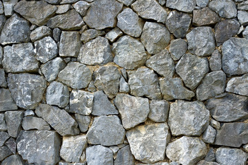 Abstract background of stone wall texture