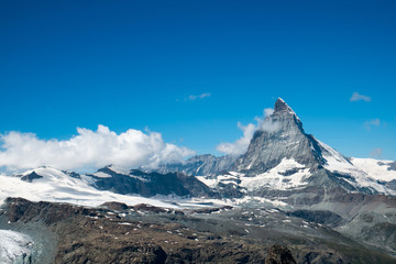 Fototapeta na wymiar Matterhorn in the swiss alps