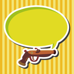 pirate weapon theme elements