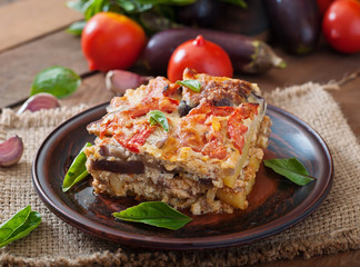 Moussaka - a traditional Greek dish