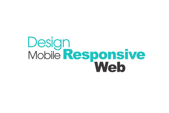 mobile responsive web design infographic on white background